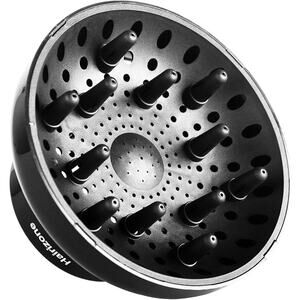 Hairizone Universal Hair Diffuser Adaptable for Blow Dryers with D-1.7-2.6" Blk
